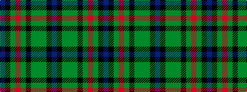 idealised woven sample of pattern BKGGGKGRGKB