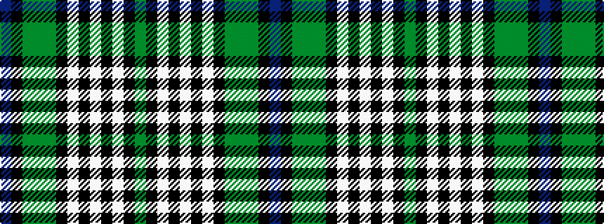 idealised woven sample of pattern BKGGGKWKWKWKG