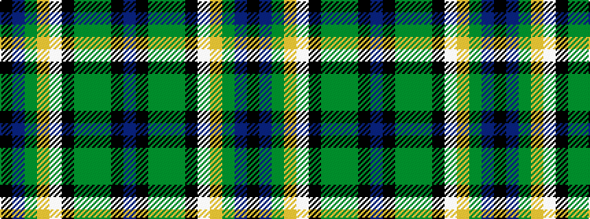 idealised woven sample of pattern BKGGGKWYGBK