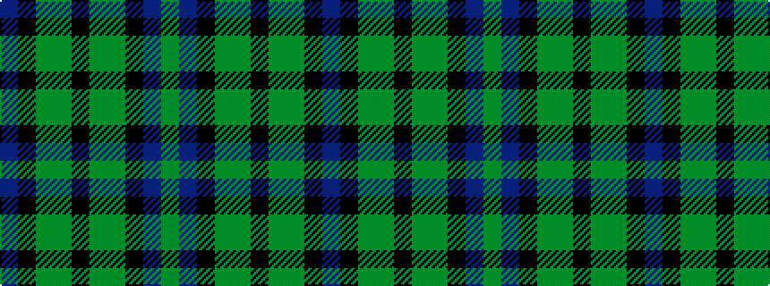 idealised woven sample of pattern BKGGKGGKBG