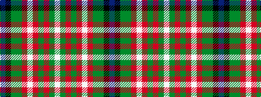 idealised woven sample of pattern BKGGRWRGRGW
