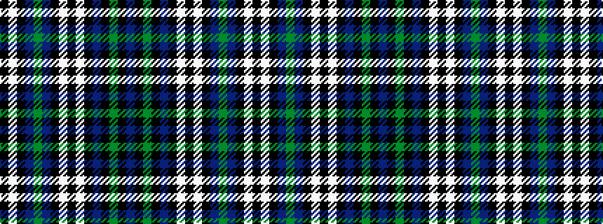 idealised woven sample of pattern BKGKBKWKWKBGBKWK
