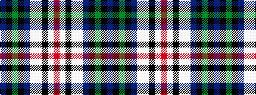 idealised woven sample of pattern BKGKBWWKWR