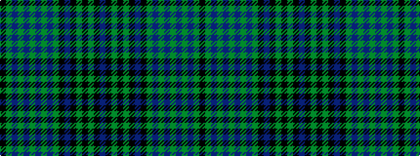 idealised woven sample of pattern BKGKGKBKGBGBGBGBGK