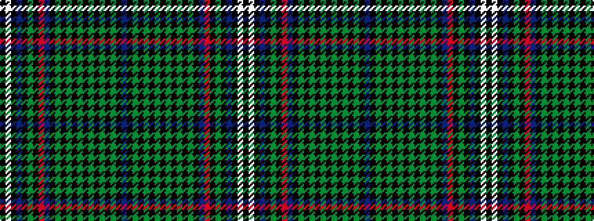 idealised woven sample of pattern BKGKGKGKGKGKGKBRKGKBKWK