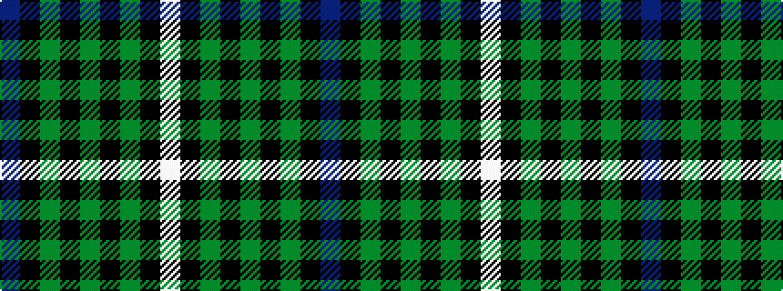 idealised woven sample of pattern BKGKGKGKW
