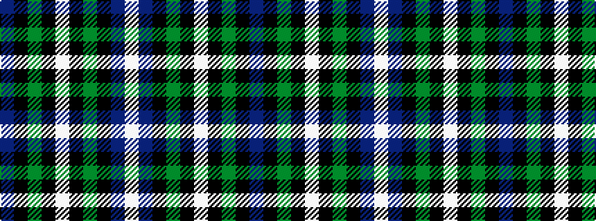 idealised woven sample of pattern BKGKWKGKBW