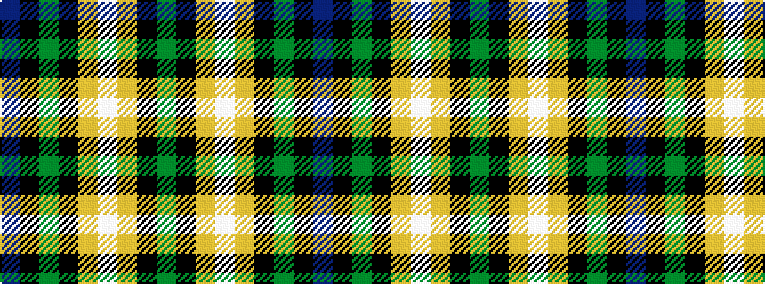 idealised woven sample of pattern BKGKYWYKG