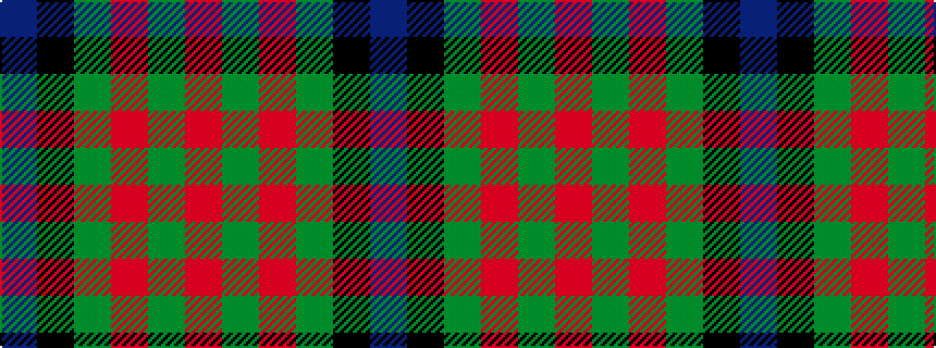 idealised woven sample of pattern BKGRGR