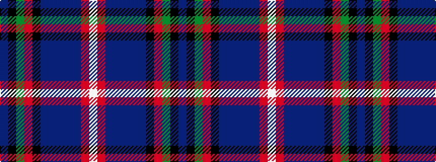 idealised woven sample of pattern BKGRKBBBBBRW