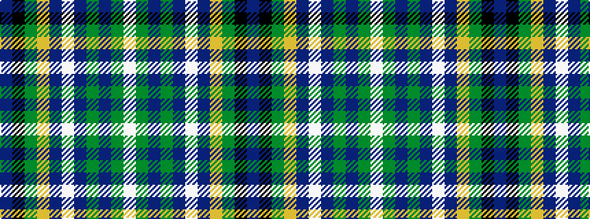 idealised woven sample of pattern BKGYBWBGBGW