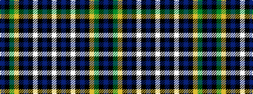 idealised woven sample of pattern BKGYKBKWKBKW