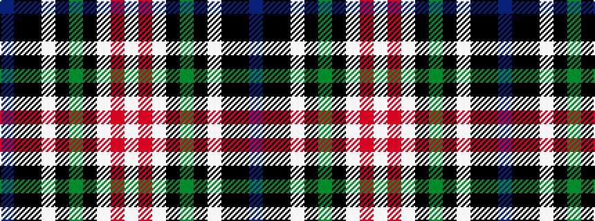 idealised woven sample of pattern BKKWKGKWRW