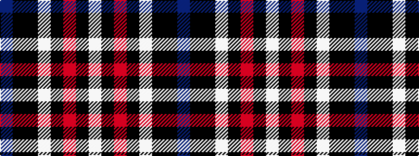 idealised woven sample of pattern BKKWKRKW