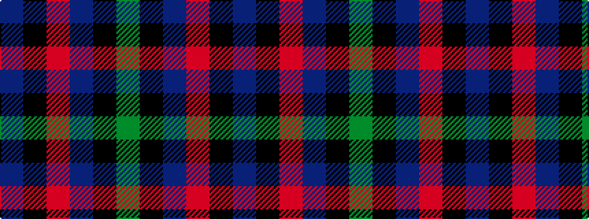 idealised woven sample of pattern BKRBKG