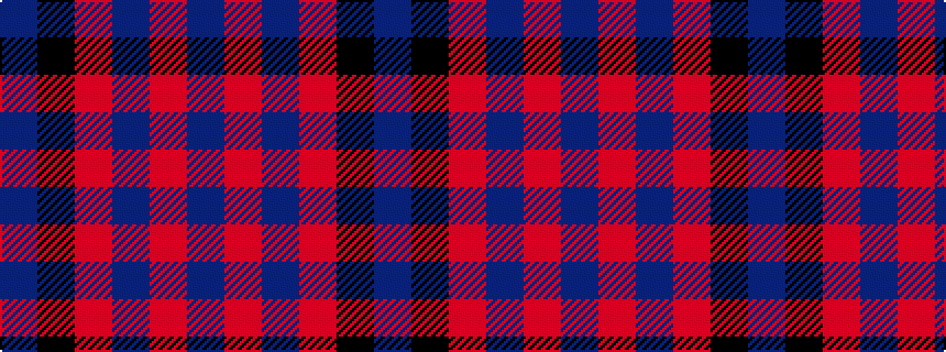 idealised woven sample of pattern BKRBRB