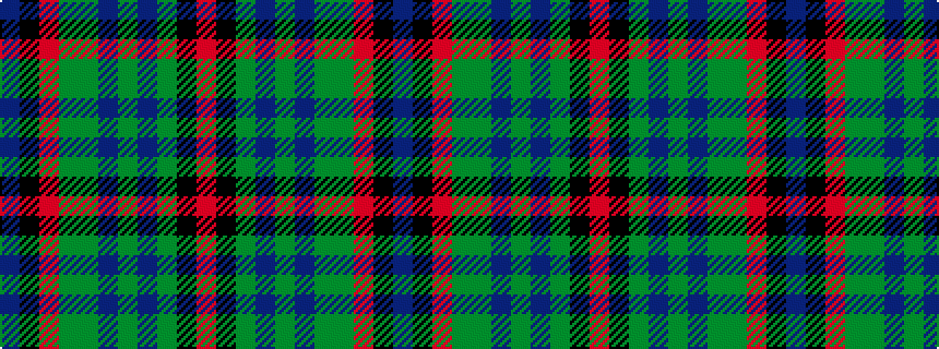 idealised woven sample of pattern BKRGGBGBGKR