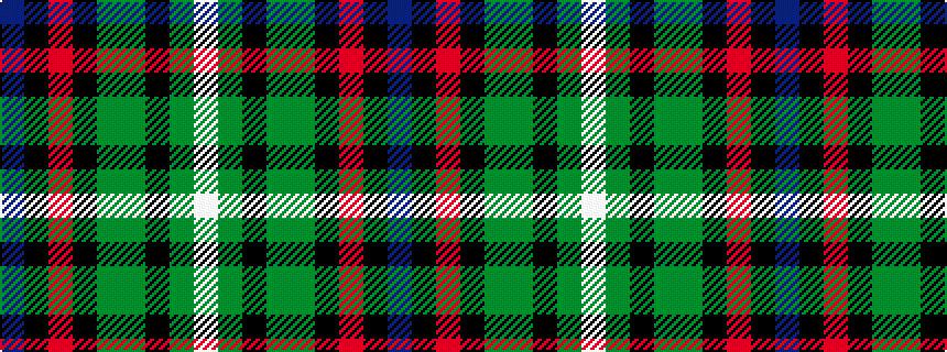 idealised woven sample of pattern BKRKGGKGW