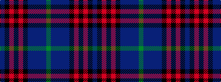 idealised woven sample of pattern BKRKRKBBBBG