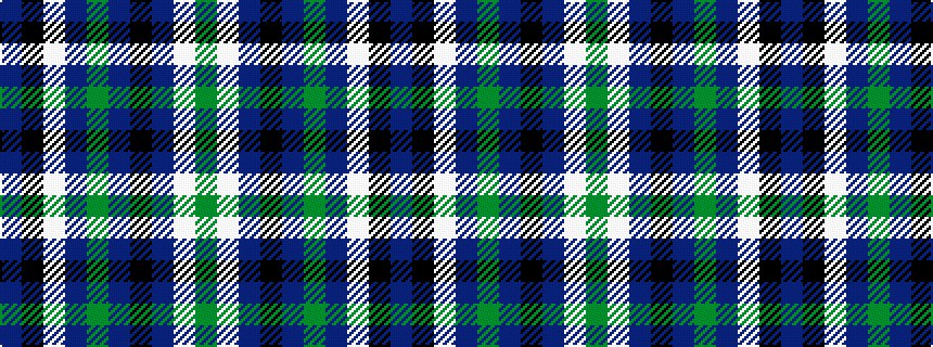 idealised woven sample of pattern BKWBGBKBWG