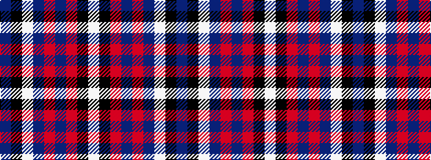 idealised woven sample of pattern BKWBRBRKW