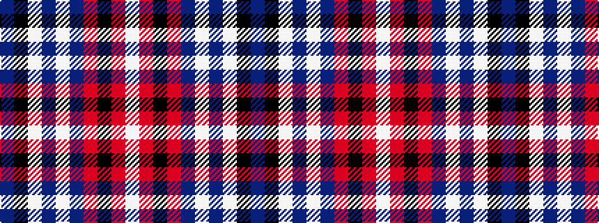 idealised woven sample of pattern BKWBWBRKRW
