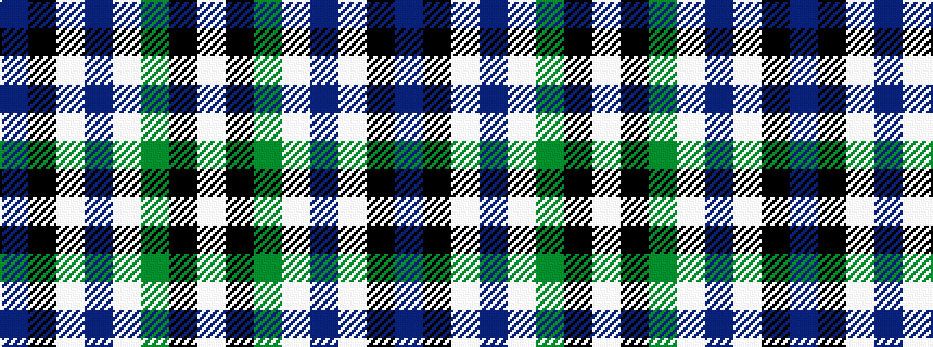 idealised woven sample of pattern BKWBWGKW