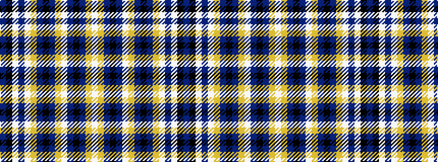 idealised woven sample of pattern BKWBWYBKBYWBKBYW