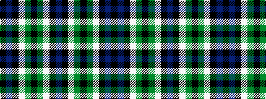 idealised woven sample of pattern BKWGKGWKBK