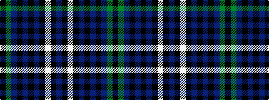 idealised woven sample of pattern BKWKBKBKBGK