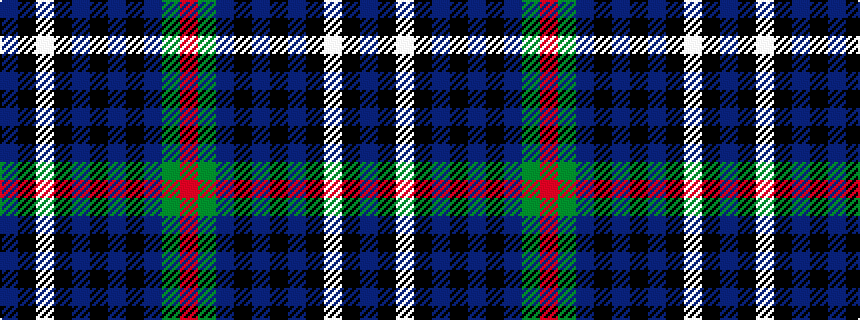 idealised woven sample of pattern BKWKBKBKBGR