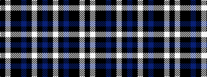 idealised woven sample of pattern BKWKBKKWK