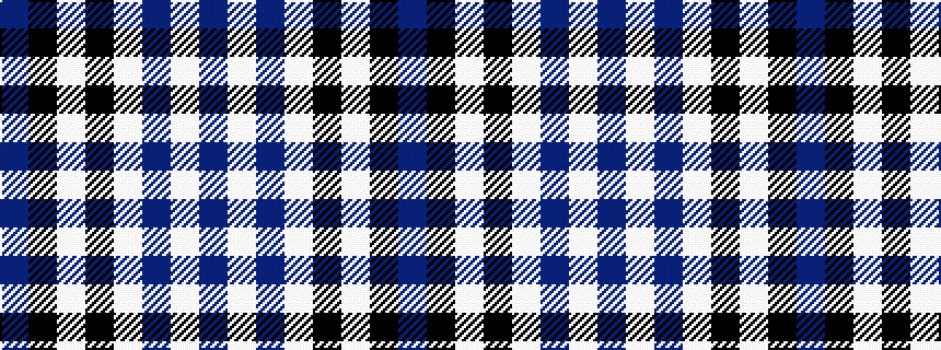 idealised woven sample of pattern BKWKWBWB