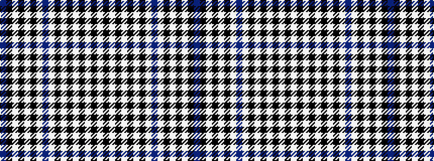 idealised woven sample of pattern BKWKWKWBWKWKWKWKW