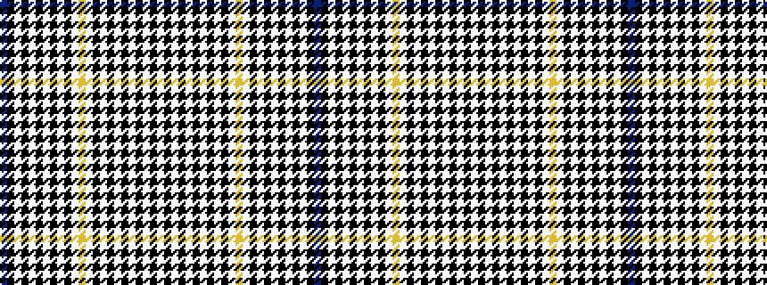 idealised woven sample of pattern BKWKWKWKWKWYWKWKWKWKWKW