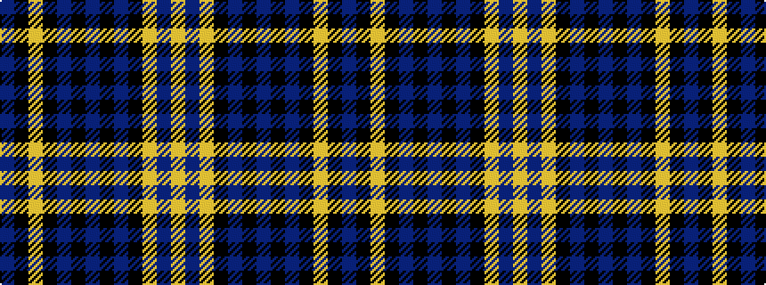 idealised woven sample of pattern BKYKBKBKBKYBY