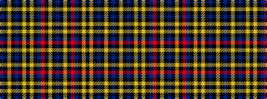 idealised woven sample of pattern BKYKBKYKYKBRKYKB