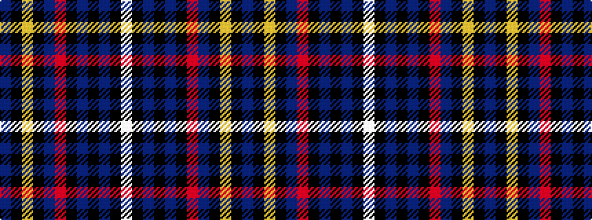 idealised woven sample of pattern BKYKBRKBKBKW