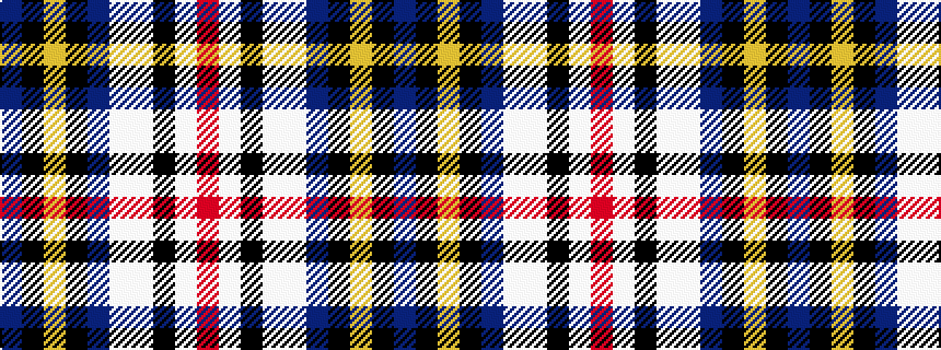 idealised woven sample of pattern BKYKBWWKWR