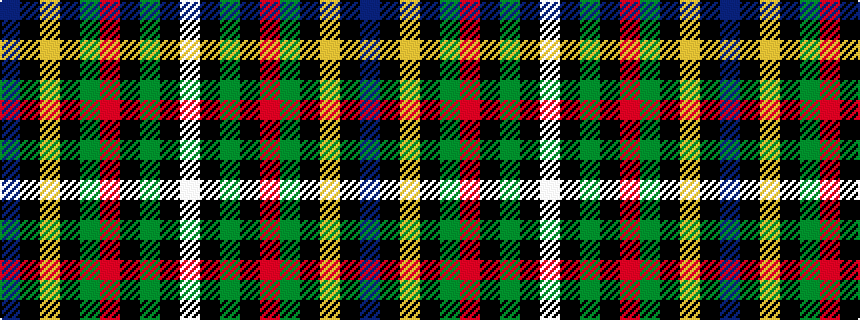 idealised woven sample of pattern BKYKGRKGKW