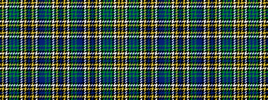 idealised woven sample of pattern BKYKWKGBGBBBKWKYKBKYKWKGBGBGKWKYK