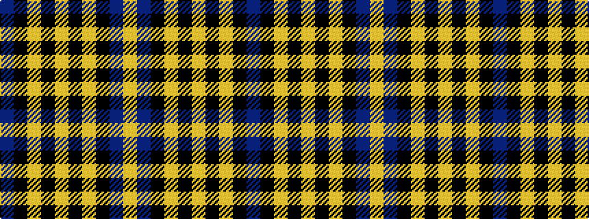 idealised woven sample of pattern BKYKYKYKBY