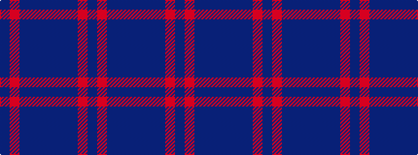 idealised woven sample of pattern BRBBBBBBRB
