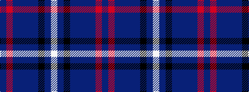 idealised woven sample of pattern BRBBBBKBW