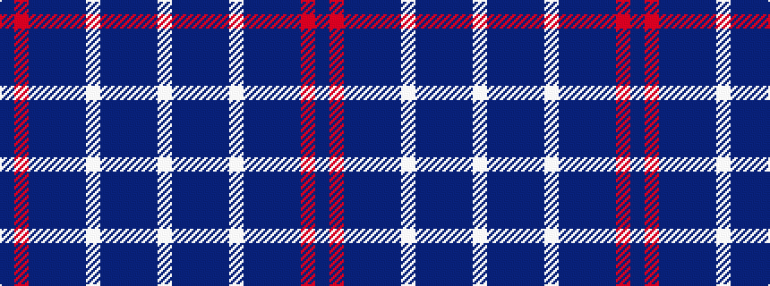 idealised woven sample of pattern BRBBBBWBBBBW