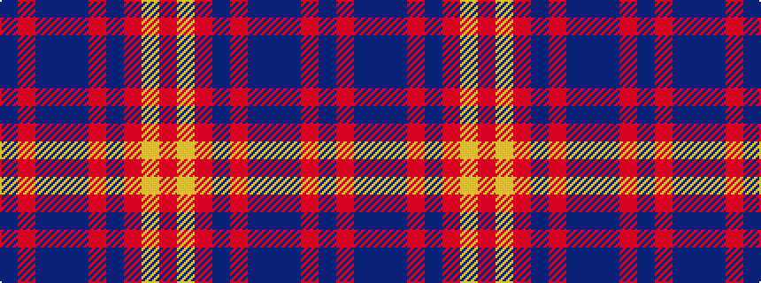idealised woven sample of pattern BRBBBRBRYR