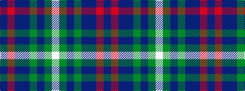 idealised woven sample of pattern BRBBGBGW