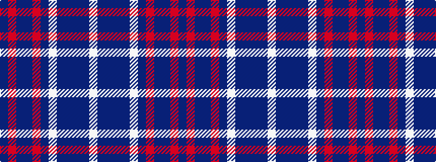 idealised woven sample of pattern BRBBRBWBBBBW