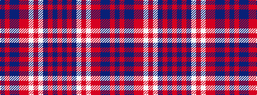 idealised woven sample of pattern BRBBRRWRWBRBR