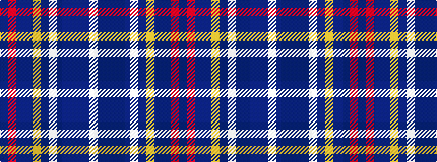 idealised woven sample of pattern BRBBYBWBBBBW
